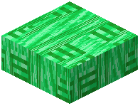 Striped Block of Emerald Slab
