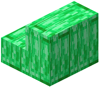 Waxed Block of Emerald Stairs