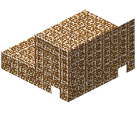 Glowstone Brick Pattern Stairs