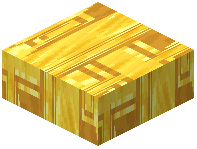 Polished Block of Gold Slab