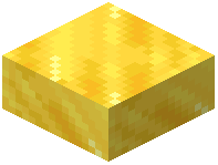 Smooth Block of Gold Slab
