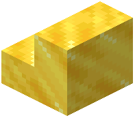 Smooth Block of Gold Stairs