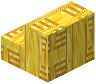 Striped Block of Gold Stairs