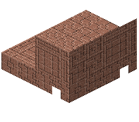 Granite Brick Pattern Stairs