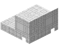 Iron Block Lines Stairs