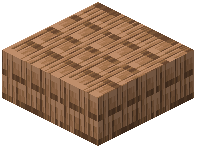 Rotated Jungle Plank Bricks Slab