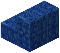 Patterned Block of Lapis Lazuli Stairs