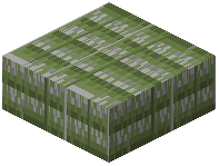 Mossy Cobblestone Beams Slab