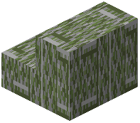 Dented Mossy Cobblestone Stairs