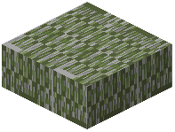 Mossy Cobblestone Squares Slab