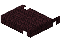 Nether Brick Pattern Slab