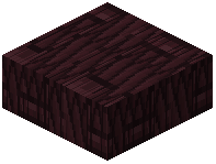 Diagonal Nether Bricks Slab