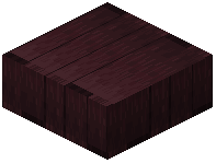 Large Nether Brick Tiles Slab
