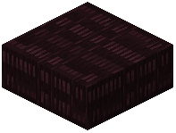 Small Nether Brick Tiles Slab