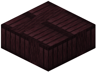Nether Brick Tiles Slab