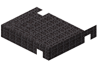 Patterned Block of Netherite Slab