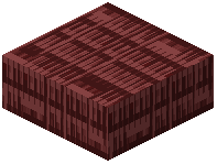 Small Netherrack Tiles Slab