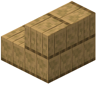 Oak Plank Bricks Stairs