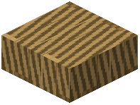 Diagonal Oak Plank Stripes Slab