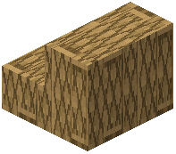 Diagonal Oak Plank Tiles Stairs