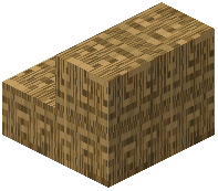 Oak Plank Pattern Stairs