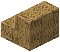 Oak Plank Squares Stairs