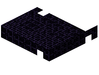 Obsidian Brick Pattern Slab
