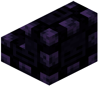Chiseled Obsidian Skeleton Face Stairs