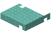 Prismarine Brick Pattern Slab