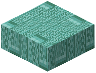 Diagonal Prismarine Brick Tiles Slab