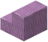 Slanted Purpur Tiles Stairs