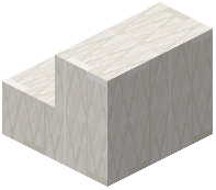 Diagonal Quartz Block Tiles Stairs