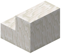 Quartz Block Pattern Stairs
