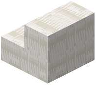 Quartz Block Rows Stairs
