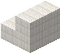 Small Quartz Block Tiles Stairs