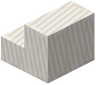 Quartz Block Stripes Stairs