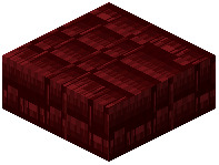 Red Nether Brick Beams Slab