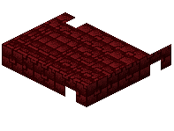 Red Nether Brick Pattern Slab