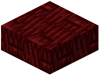 Diagonal Red Nether Bricks Slab