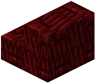 Diagonal Red Nether Bricks Stairs