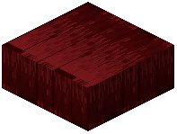 Large Red Nether Brick Tiles Slab