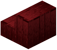 Large Red Nether Brick Tiles Stairs