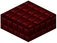 Rotated Red Nether Bricks Slab