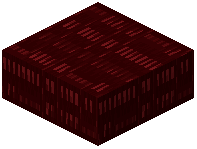 Small Red Nether Brick Tiles Slab