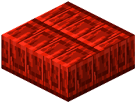 Redstone Block Bricks Slab