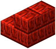 Redstone Block Bricks Stairs