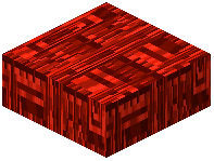 Chiseled Redstone Block Clovers Slab