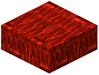 Diagonal Redstone Block Tiles Slab