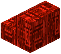 Patterned Block of Redstone Stairs