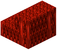 Redstone Block Pillar Stairs